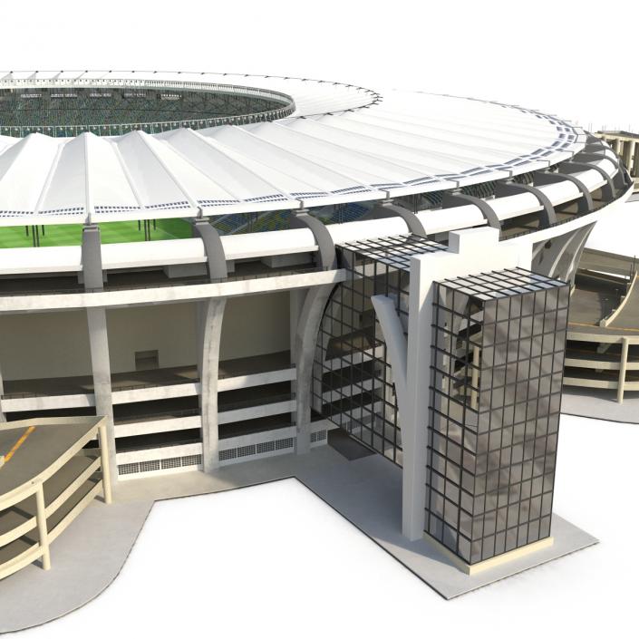 3D model Football Stadium Maracana