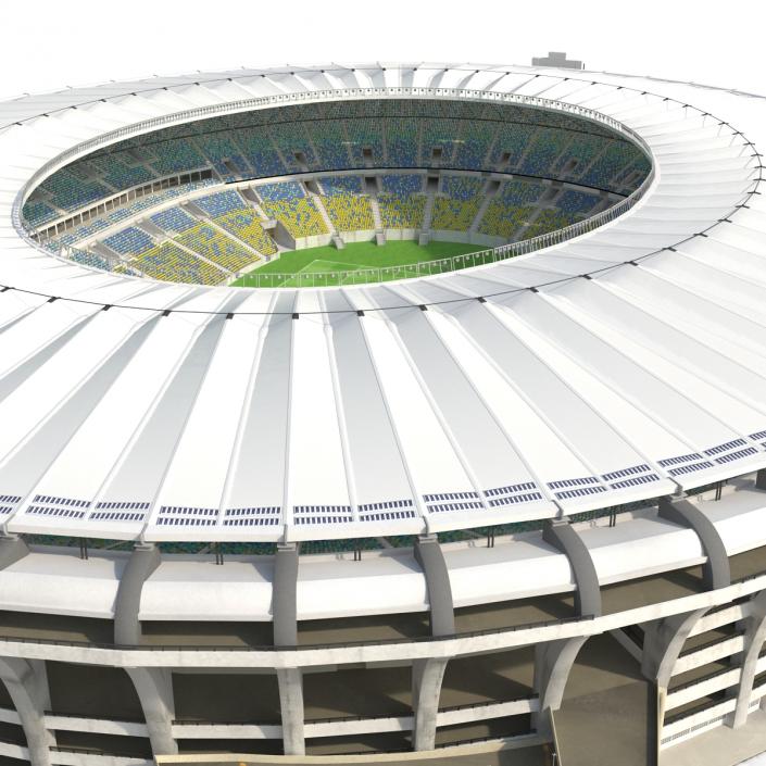 3D model Football Stadium Maracana