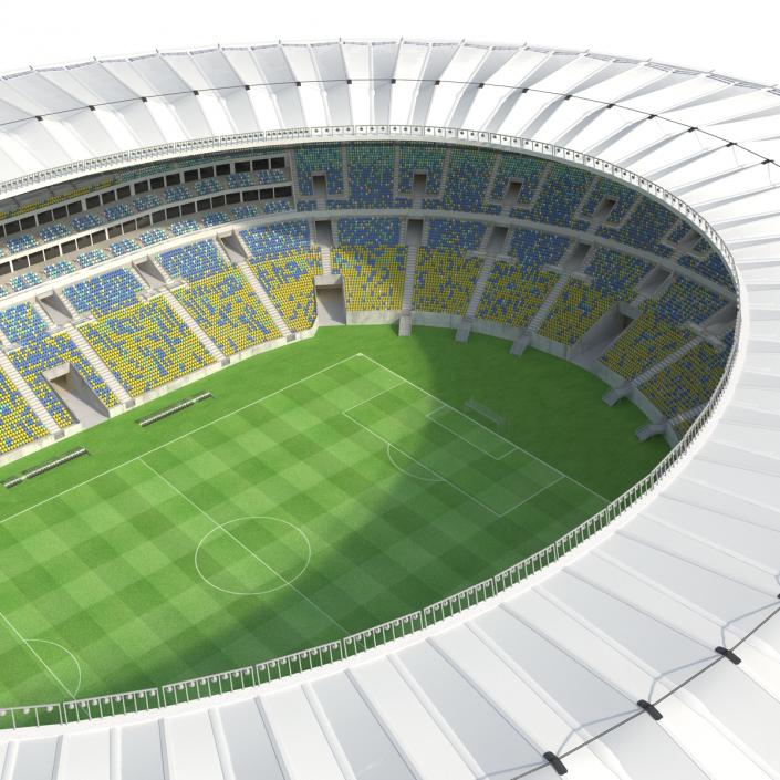 3D model Football Stadium Maracana