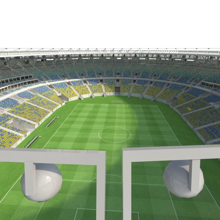 3D model Football Stadium Maracana