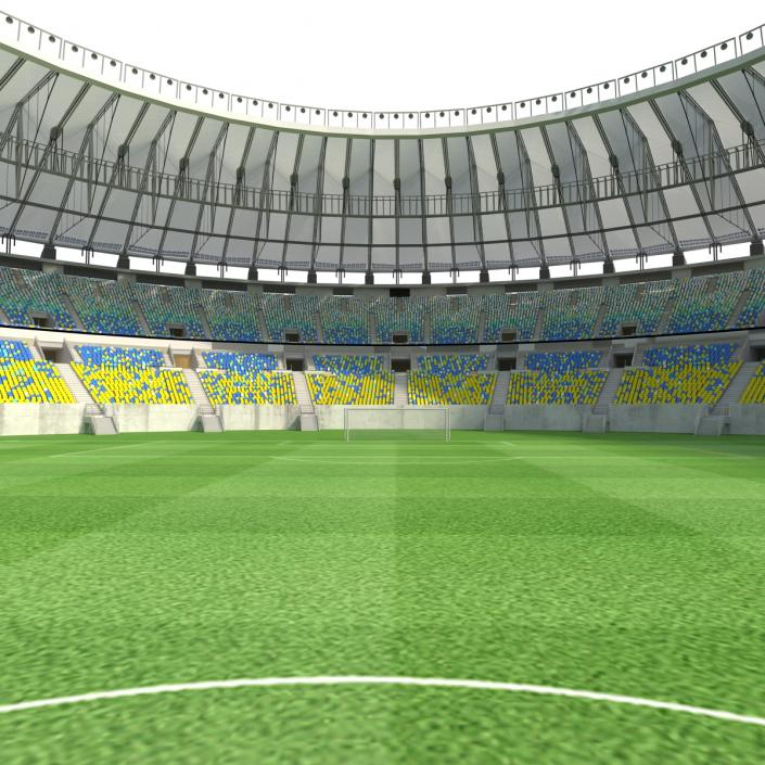 3D model Football Stadium Maracana