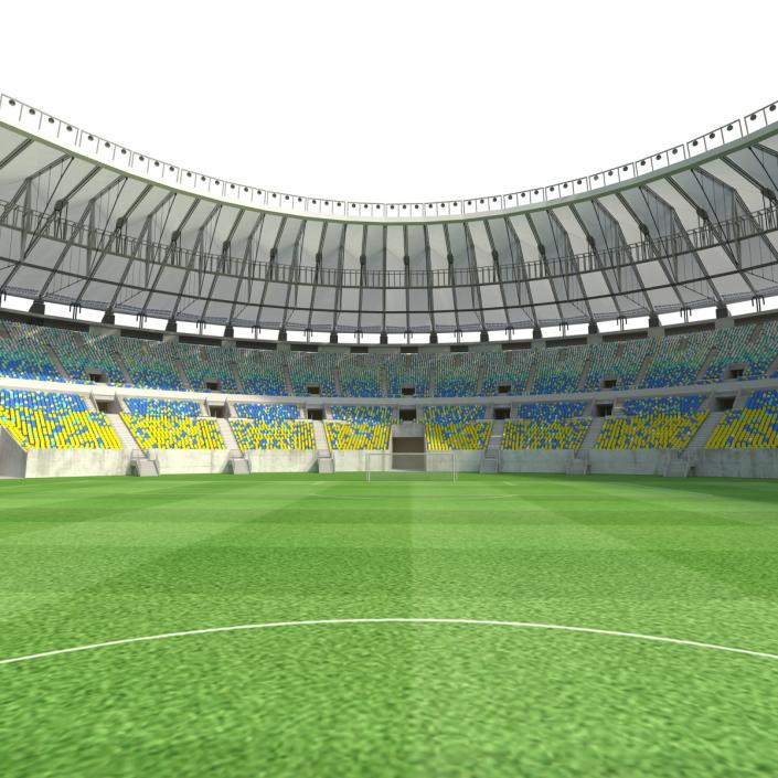 3D model Football Stadium Maracana