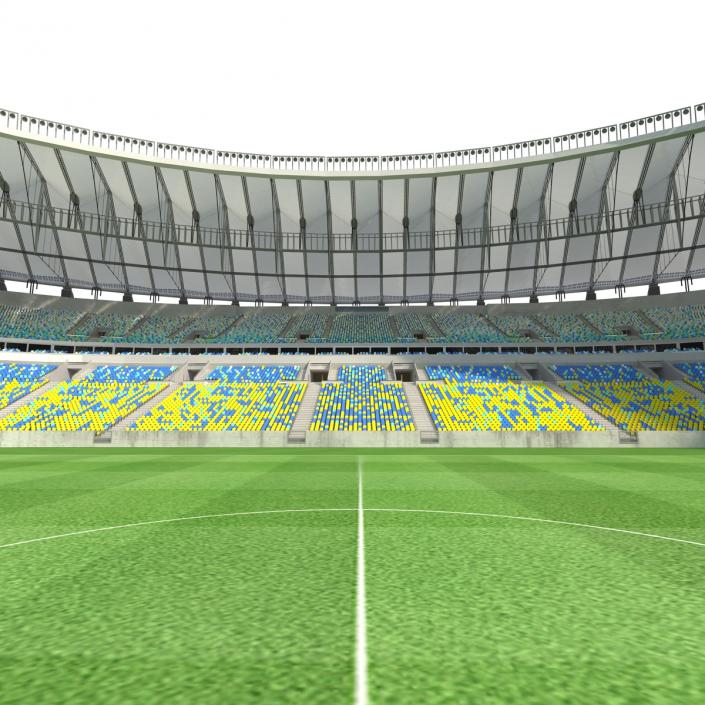 3D model Football Stadium Maracana