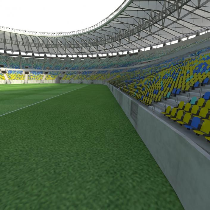 3D model Football Stadium Maracana