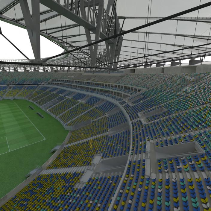 3D model Football Stadium Maracana