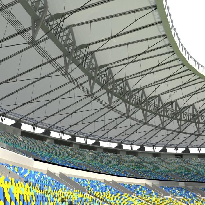 3D model Football Stadium Maracana