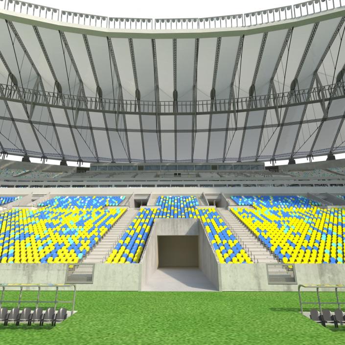 3D model Football Stadium Maracana