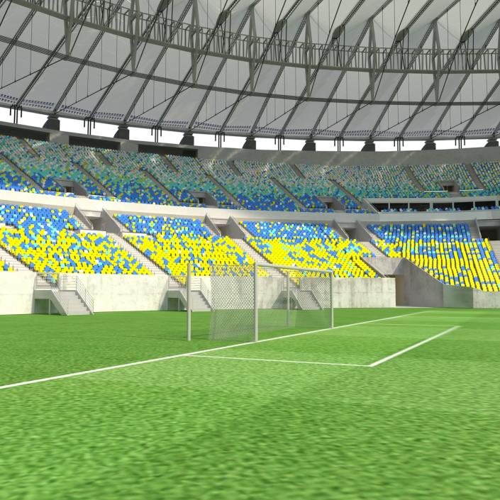 3D model Football Stadium Maracana