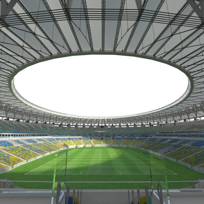 3D model Football Stadium Maracana