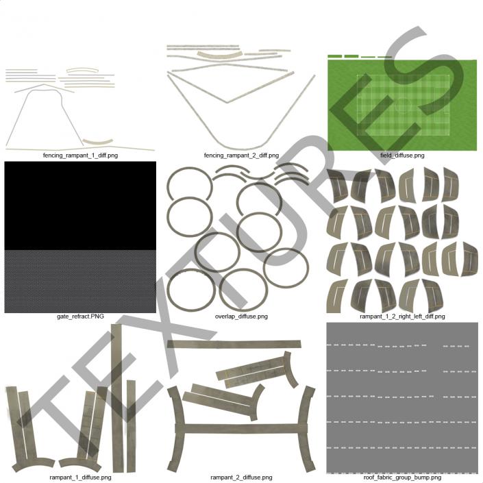 3D model Football Stadium Maracana