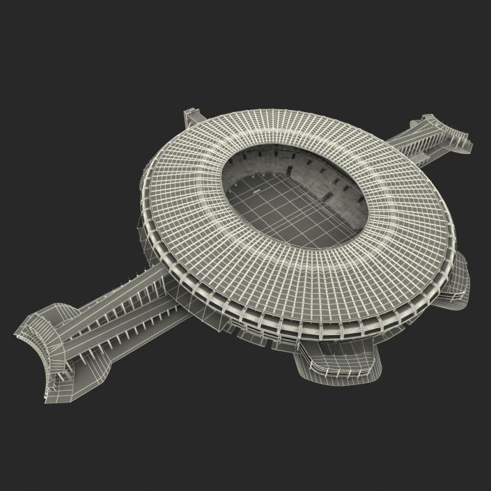 3D model Football Stadium Maracana