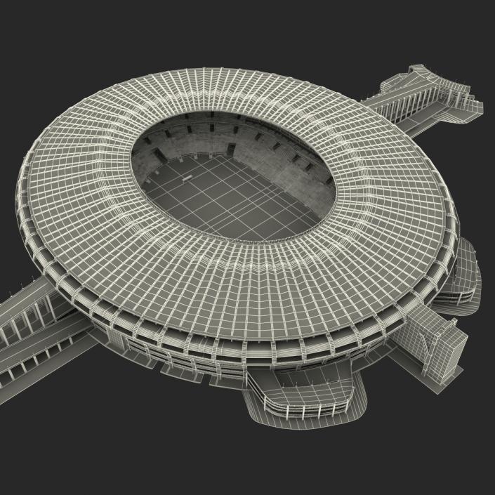 3D model Football Stadium Maracana