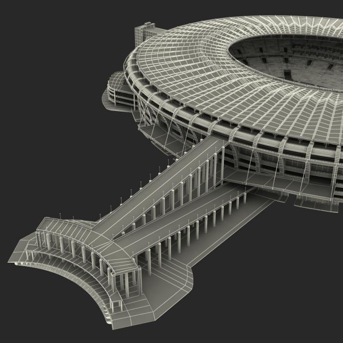 3D model Football Stadium Maracana