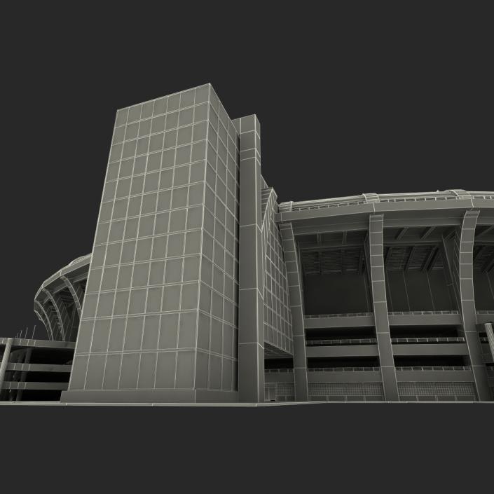 3D model Football Stadium Maracana