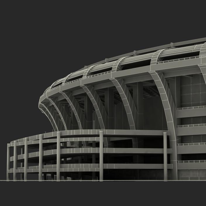 3D model Football Stadium Maracana