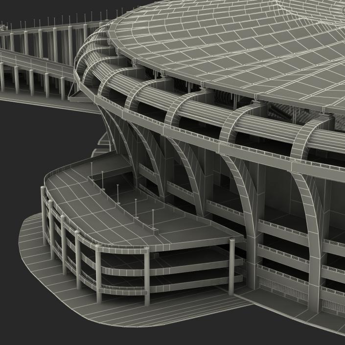 3D model Football Stadium Maracana