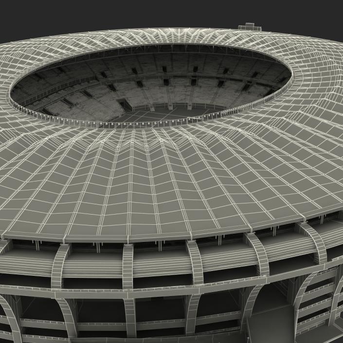 3D model Football Stadium Maracana