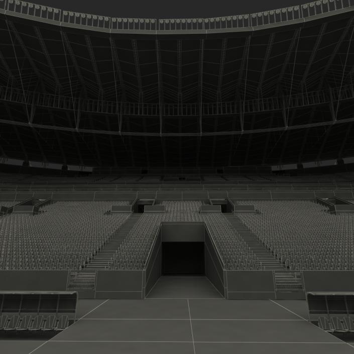 3D model Football Stadium Maracana