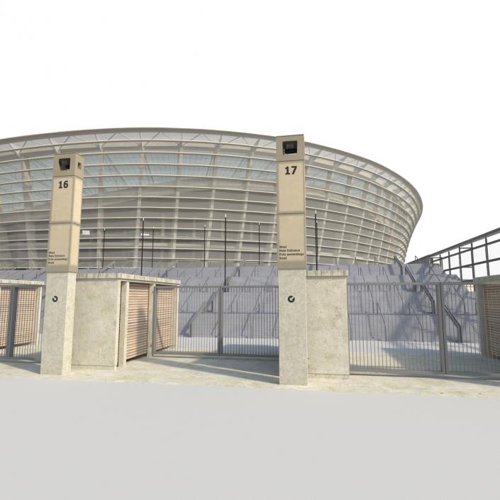 Cape Town Stadium Green Point 3D model