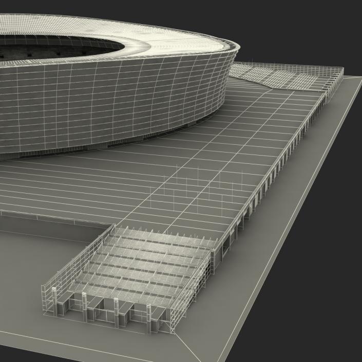 Cape Town Stadium Green Point 3D model