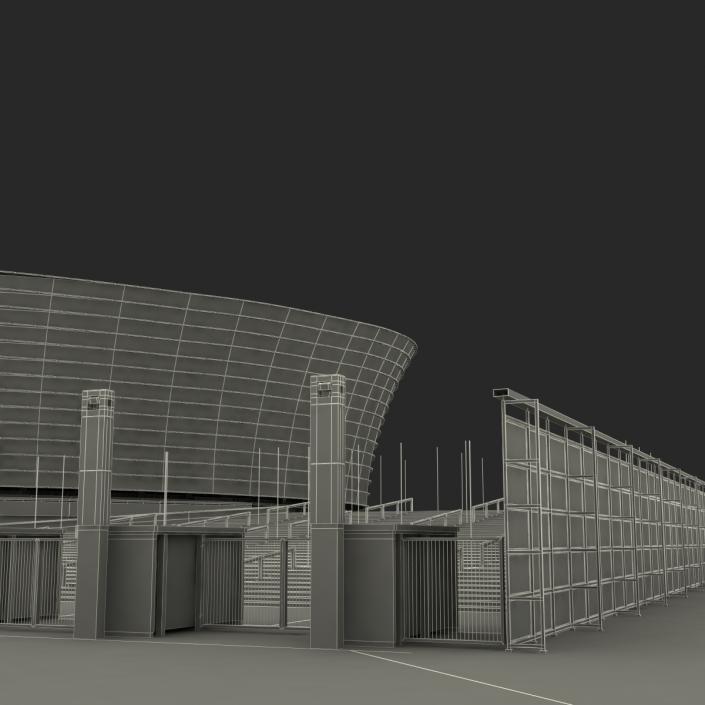 Cape Town Stadium Green Point 3D model