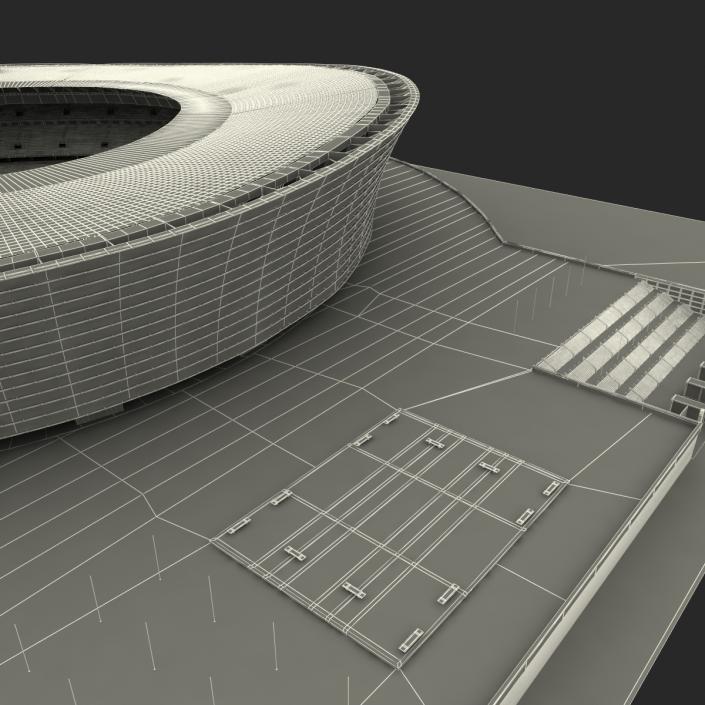 Cape Town Stadium Green Point 3D model