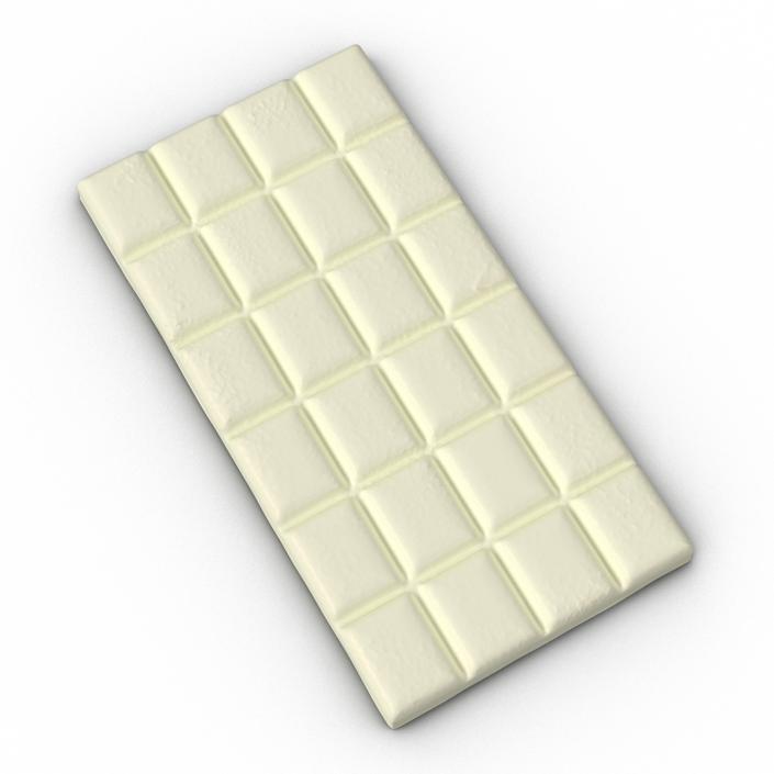 3D White Chocolate Bar 2