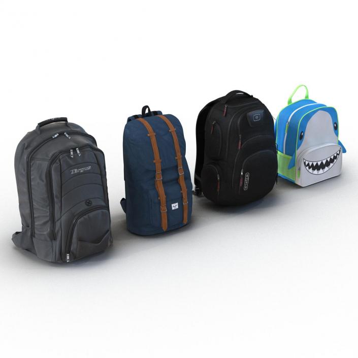 Backpacks 3D Models Collection 2 3D