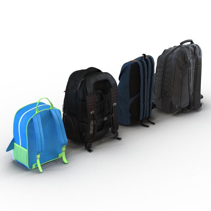 Backpacks 3D Models Collection 2 3D