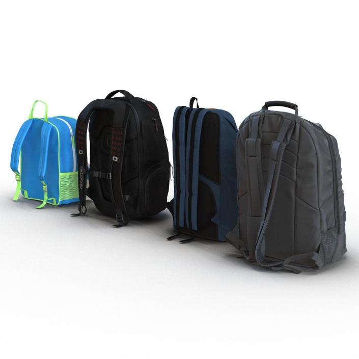 Backpacks 3D Models Collection 2 3D