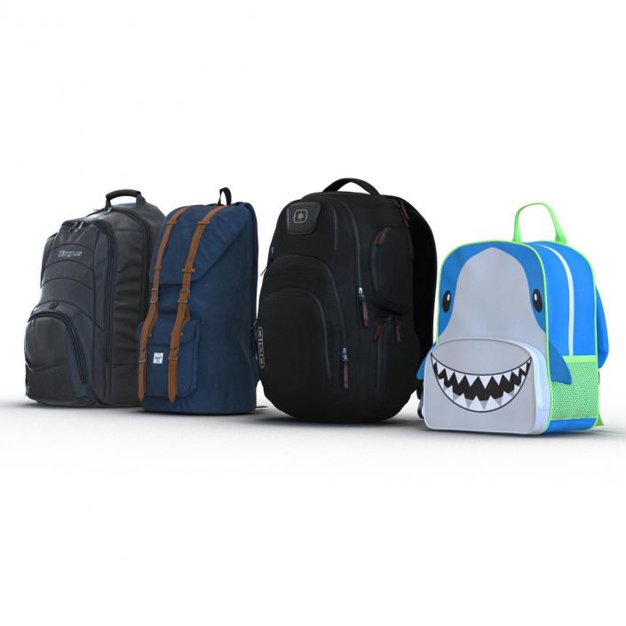 Backpacks 3D Models Collection 2 3D