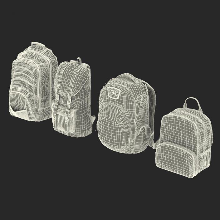 Backpacks 3D Models Collection 2 3D