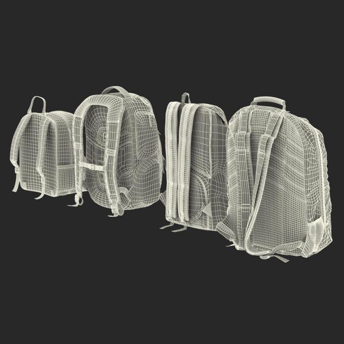 Backpacks 3D Models Collection 2 3D