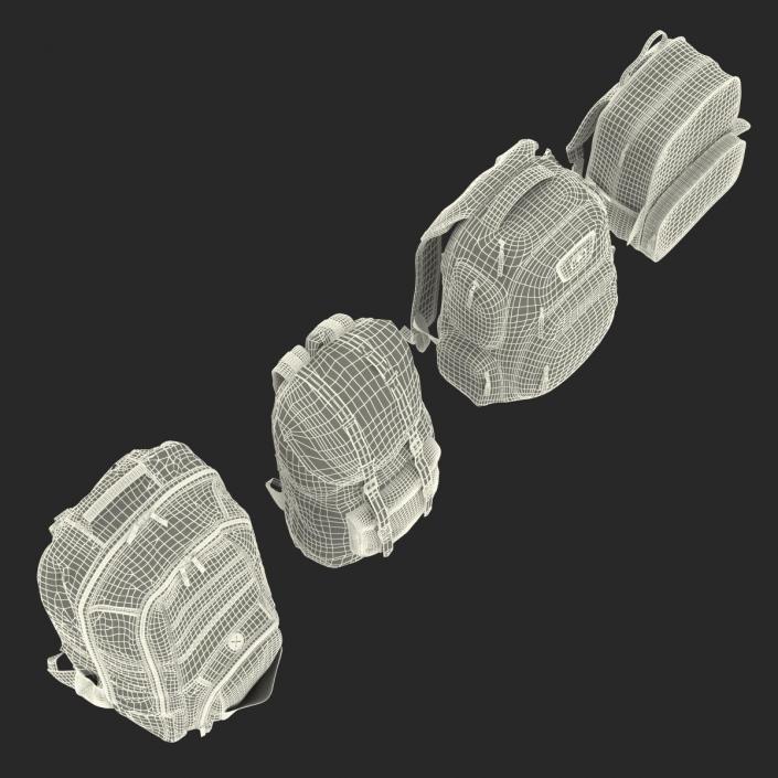 Backpacks 3D Models Collection 2 3D