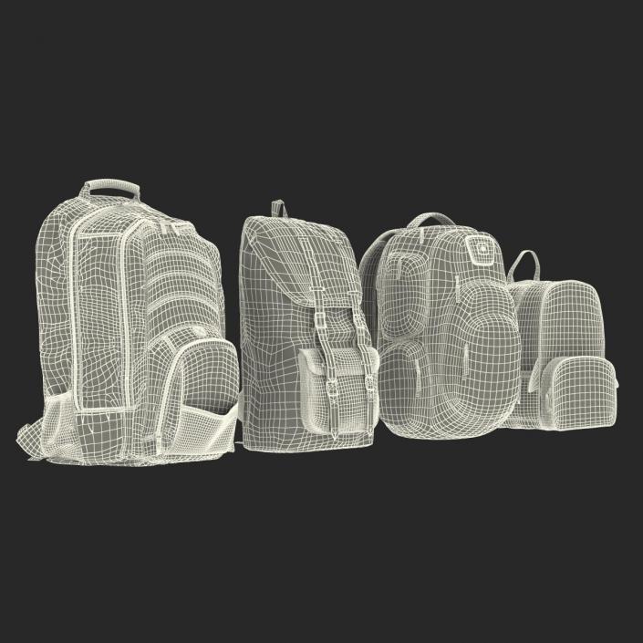 Backpacks 3D Models Collection 2 3D