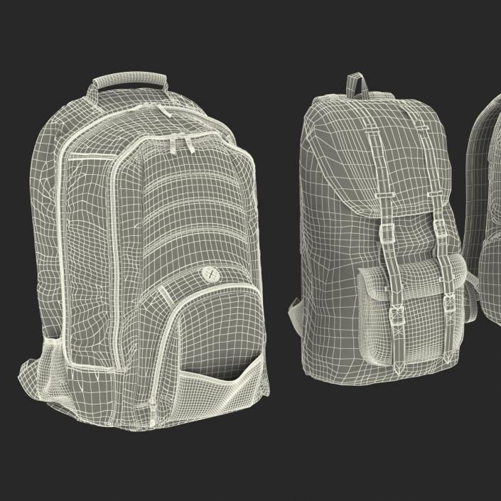 Backpacks 3D Models Collection 2 3D