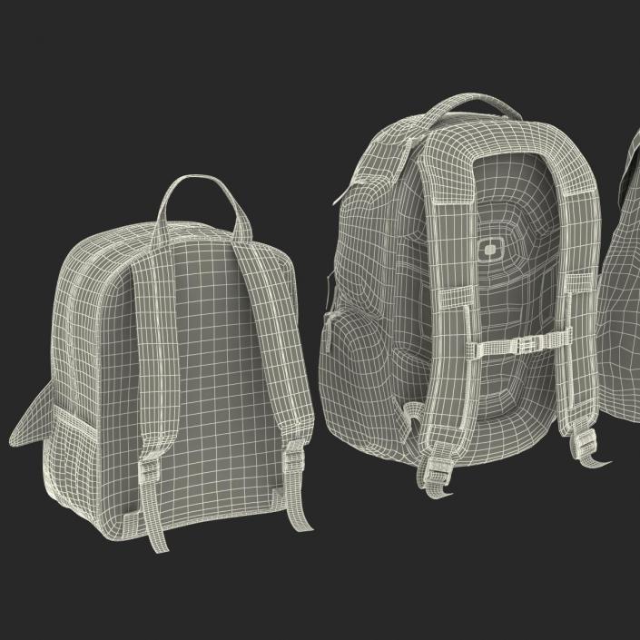 Backpacks 3D Models Collection 2 3D