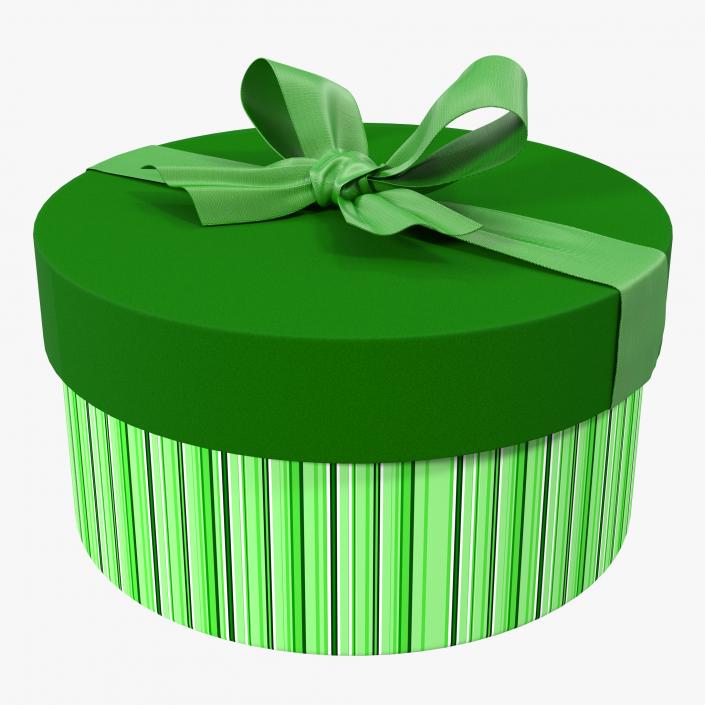 3D model Giftbox 5 Green