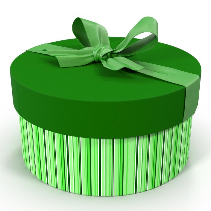 3D model Giftbox 5 Green