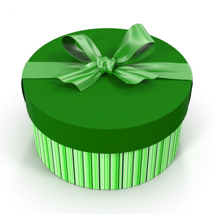 3D model Giftbox 5 Green