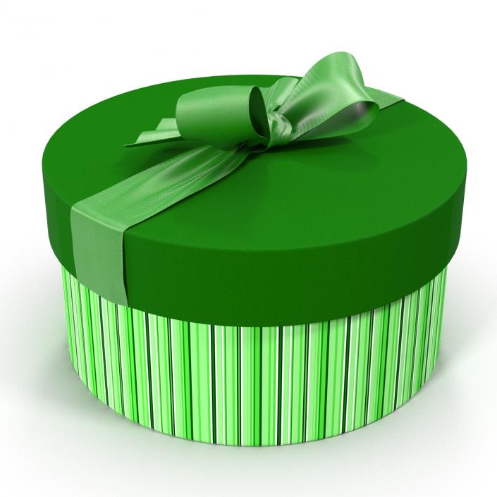 3D model Giftbox 5 Green