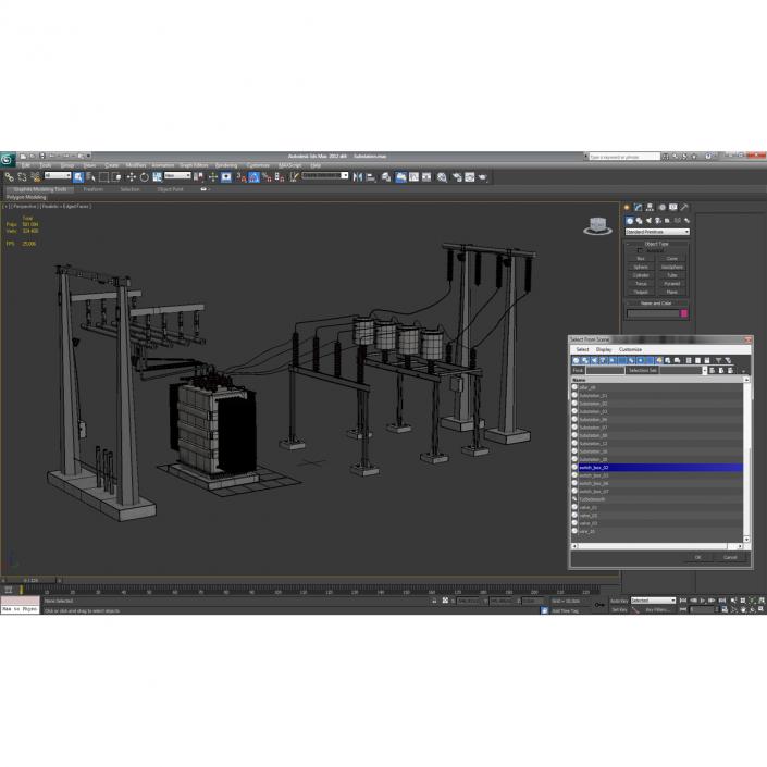 3D model Substation