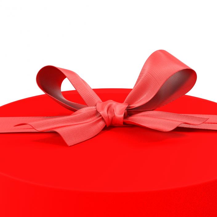 3D Giftbox 5 Red model