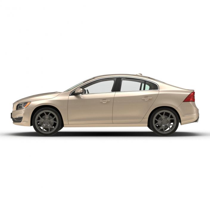 3D Volvo S60 2016 Rigged