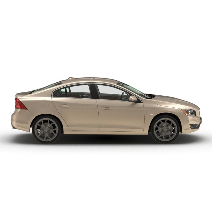 3D Volvo S60 2016 Rigged