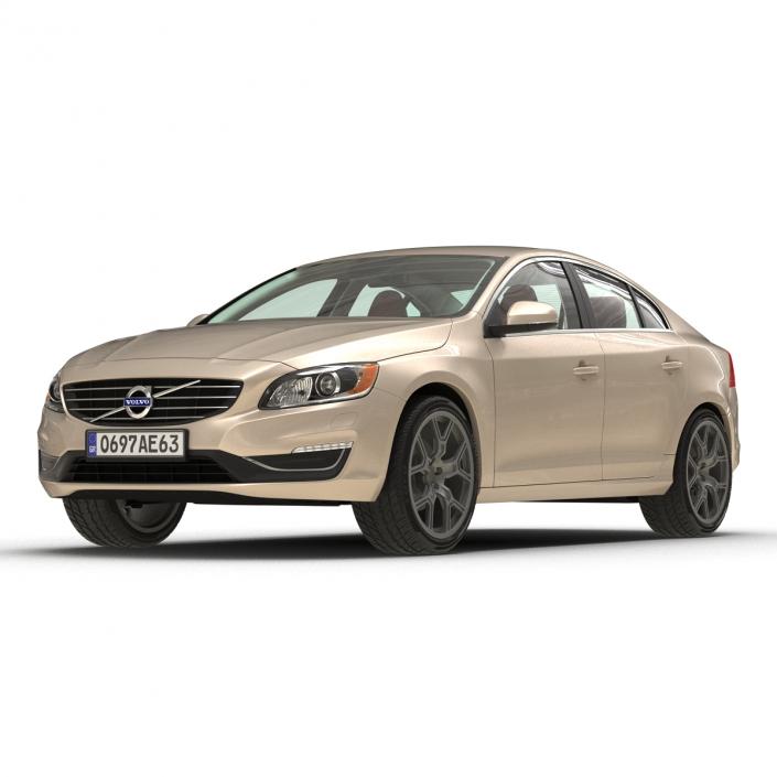 3D Volvo S60 2016 Rigged