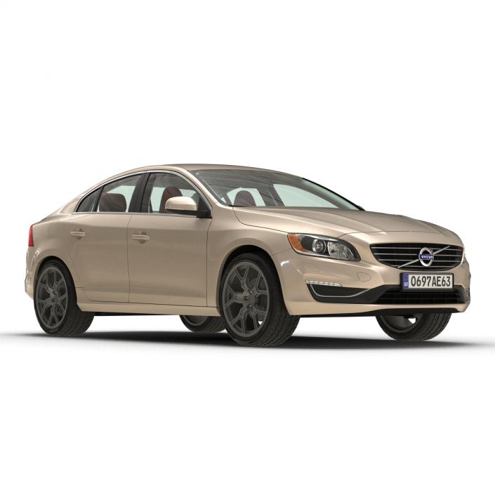 3D Volvo S60 2016 Rigged