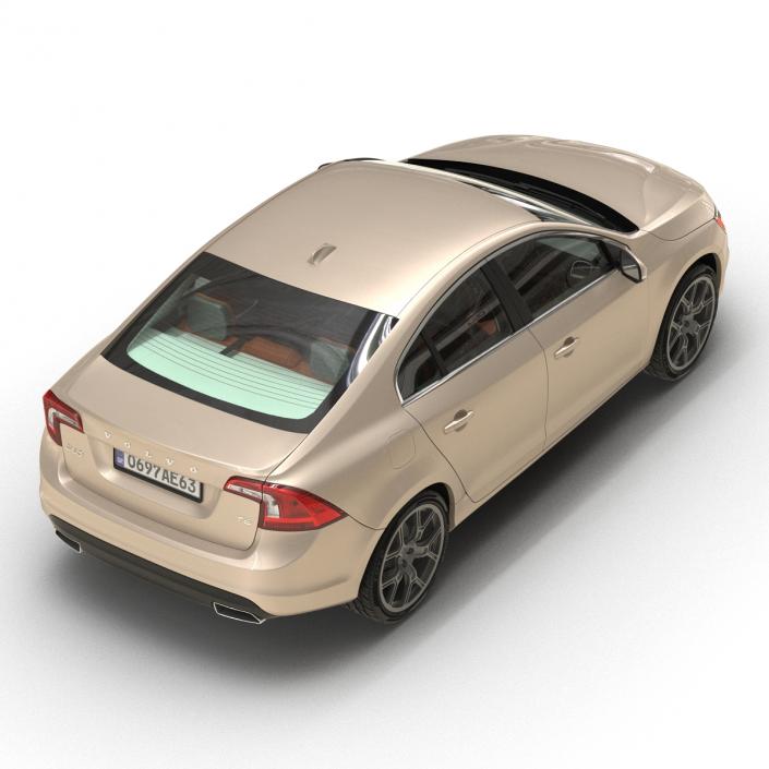 3D Volvo S60 2016 Rigged