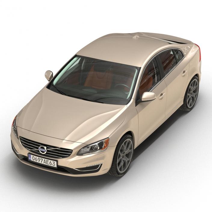 3D Volvo S60 2016 Rigged