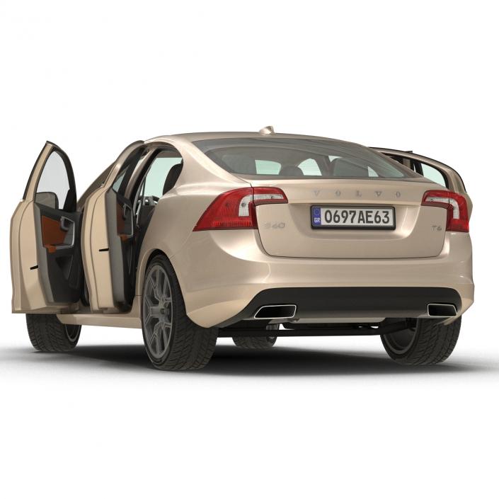 3D Volvo S60 2016 Rigged